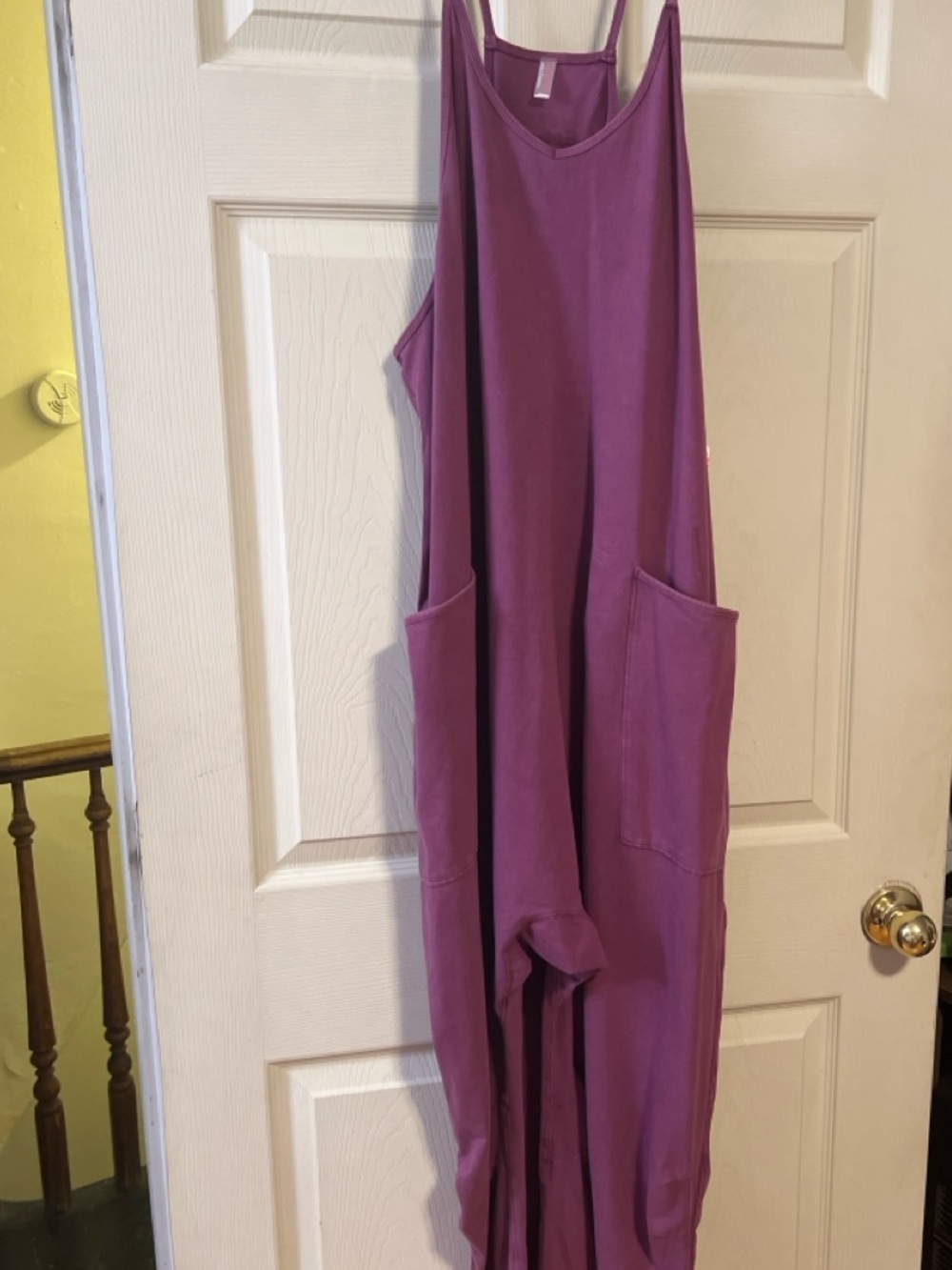 Free People Movement Jumpsuit Berry Purple Size Large NWT